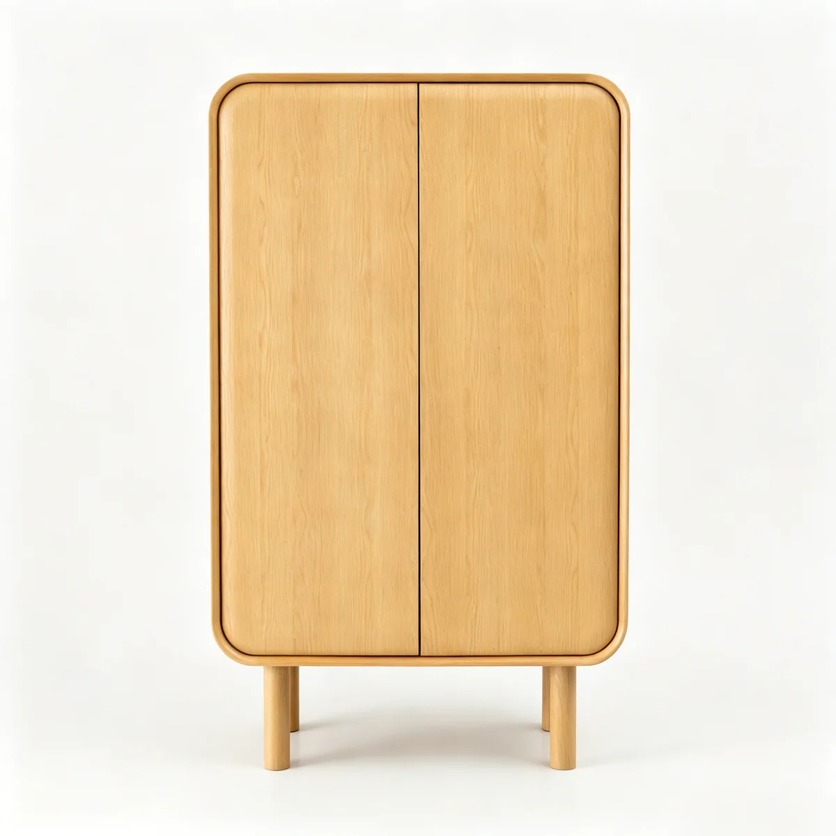 Tall two-door wardrobe shown from the front