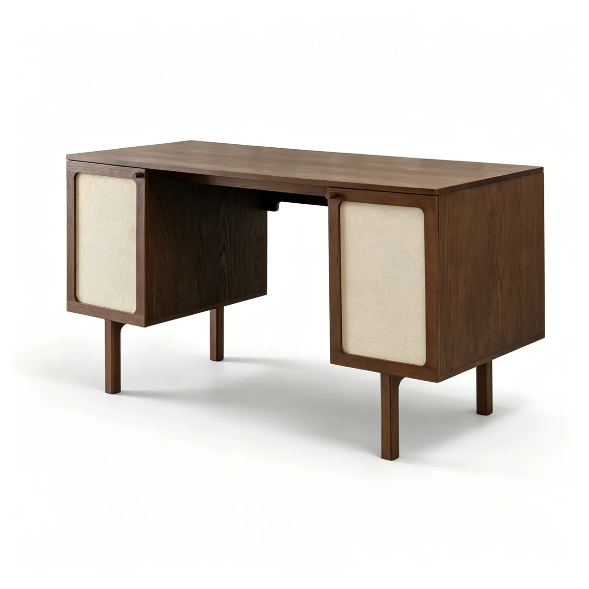 Writing desk with integrated storage